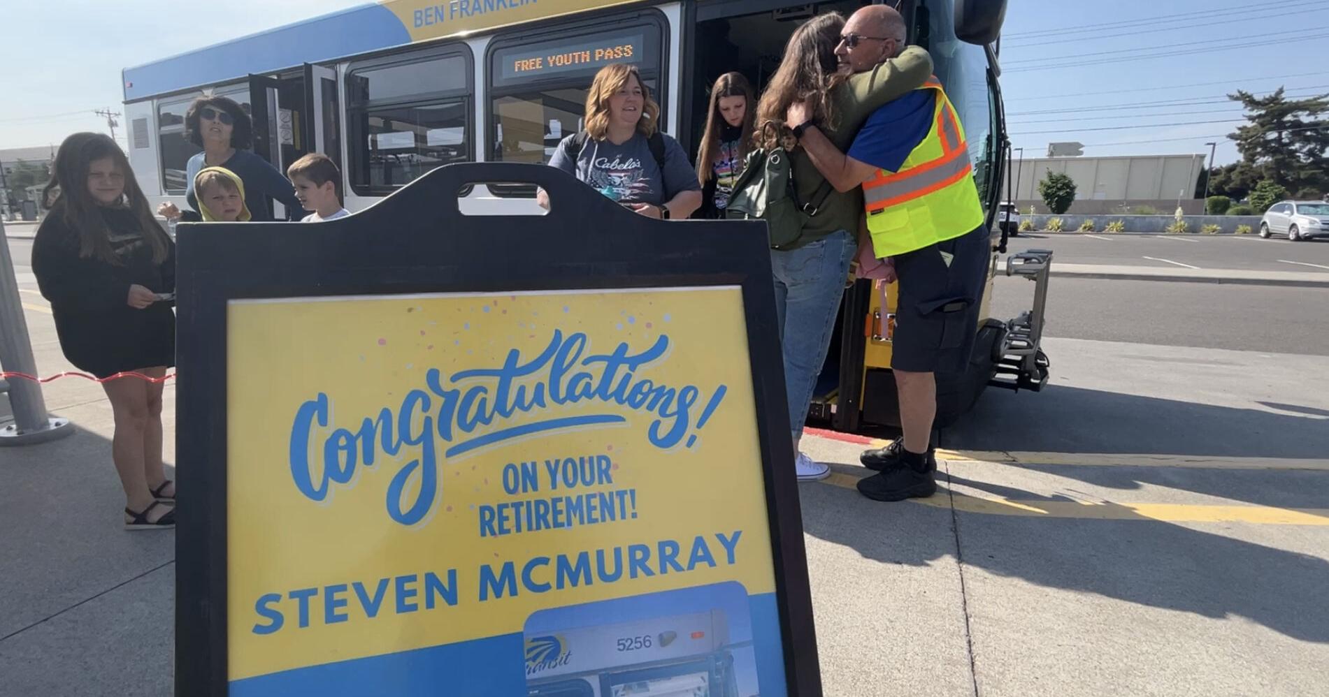 Family tags along as Ben Franklin Transit driver of 39 years retires - Vimarsana News