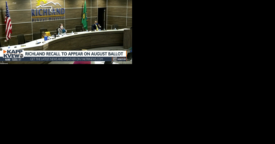 Richland School Board Recall to appear on August ballot - Vimarsana News