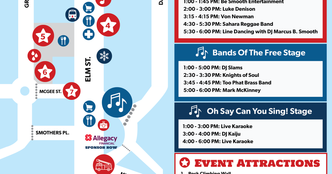Downtown Greensboro Inc. Announces 2026 Fun Fourth Festival, Presented by Allegacy Financial