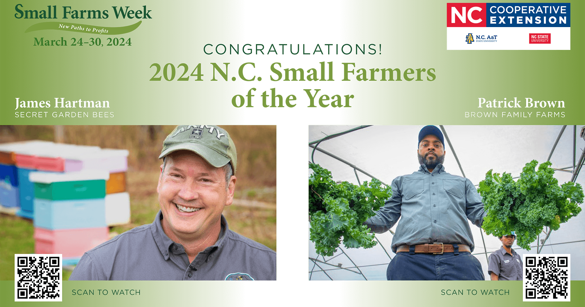 N.C. A&T Celebrates Small Farms Week, Taps Two N.C. Small Farmers of the Year - Vimarsana News