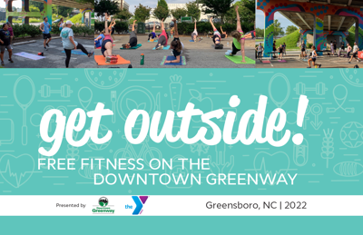 FREE FITNESS CLASSES ON THE DOWNTOWN GREENWAY WITH BRYAN YMCA