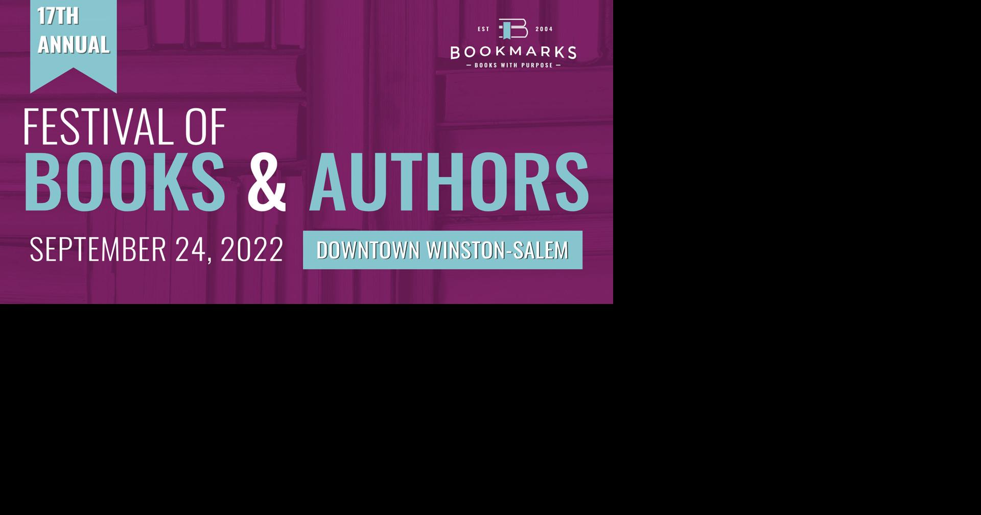 Bookmarks Festival of Books & Authors THIS SATURDAY The Arts