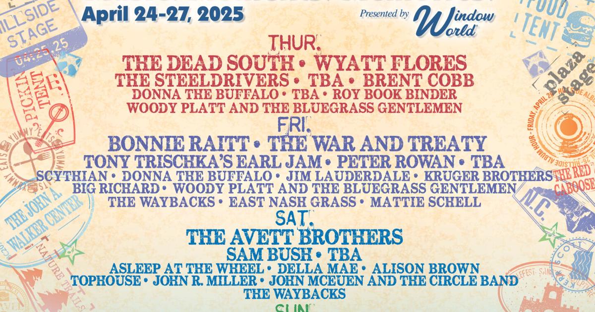 The Avett Brothers, Bonnie Raitt, The Dead South, Watchhouse to Perform ...