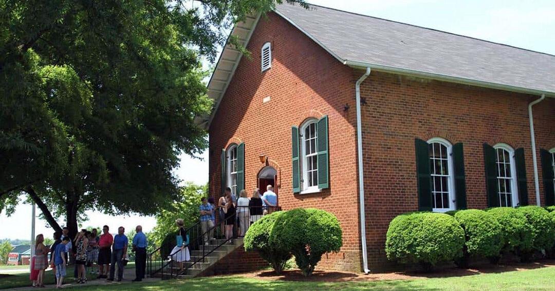 Meeting House new site of historic marker