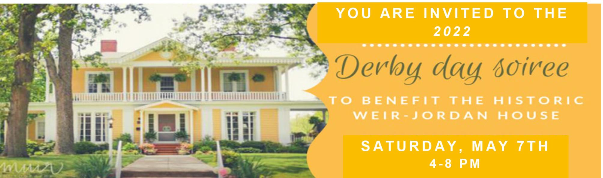Derby Day Soiree May 7 at WeirJordan House Food & Drink
