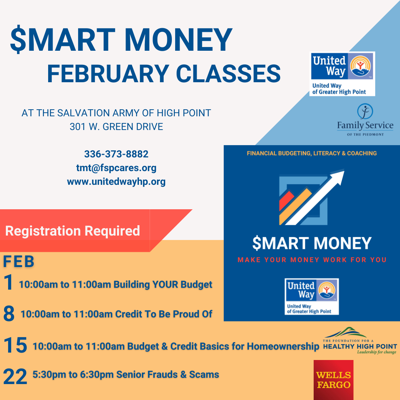 $MART MONEY Feb Class Post