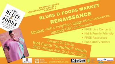 Blues & Foods Market Flyer 2022 (Facebook Cover)