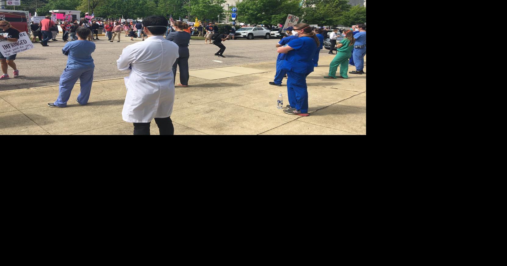 Health workers defend N.C. from 'Reopen' protesters | Coronavirus ...
