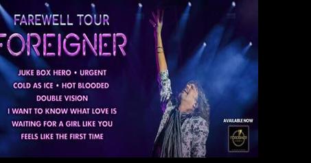 Foreigner coming to Tanger Center on November 14 - Vimarsana News