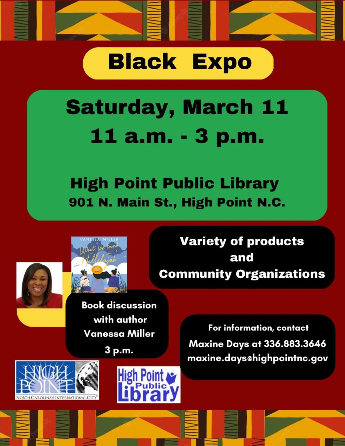 LIBRARY TO HOST BLACK BUSINESS EXPO Business