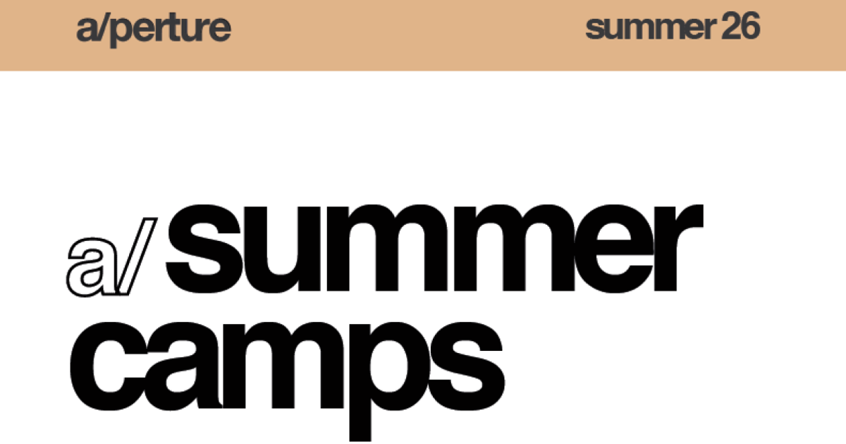 Summer camp back in session at a/perture cinema