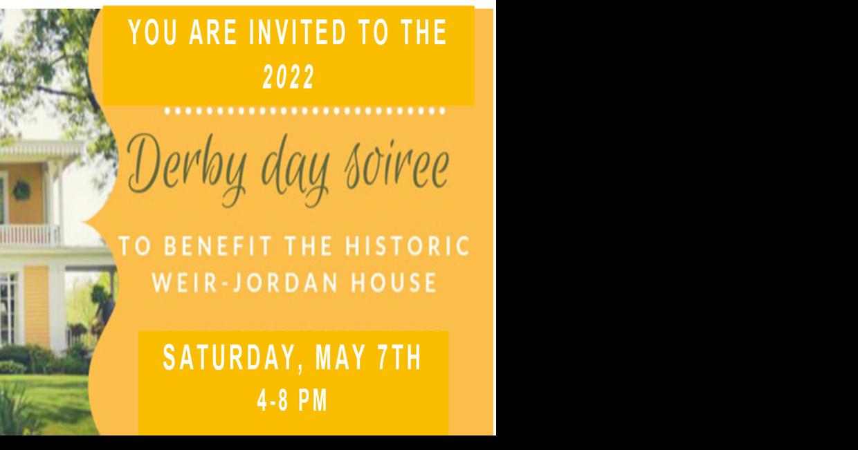 Derby Day Soiree May 7 at WeirJordan House Food & Drink