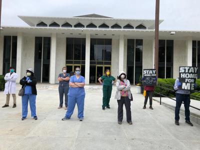 Healthcare Workers Defend NC demand stay-at-home order remain in place