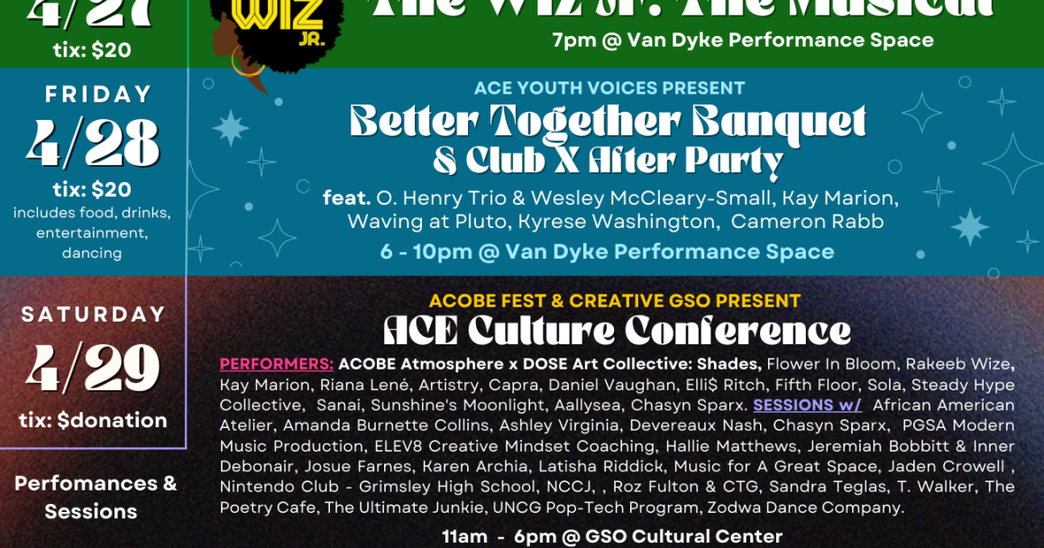 Ace Week Events A Collective of Excellence Inc. announces ACE Spirit Week Festival ...