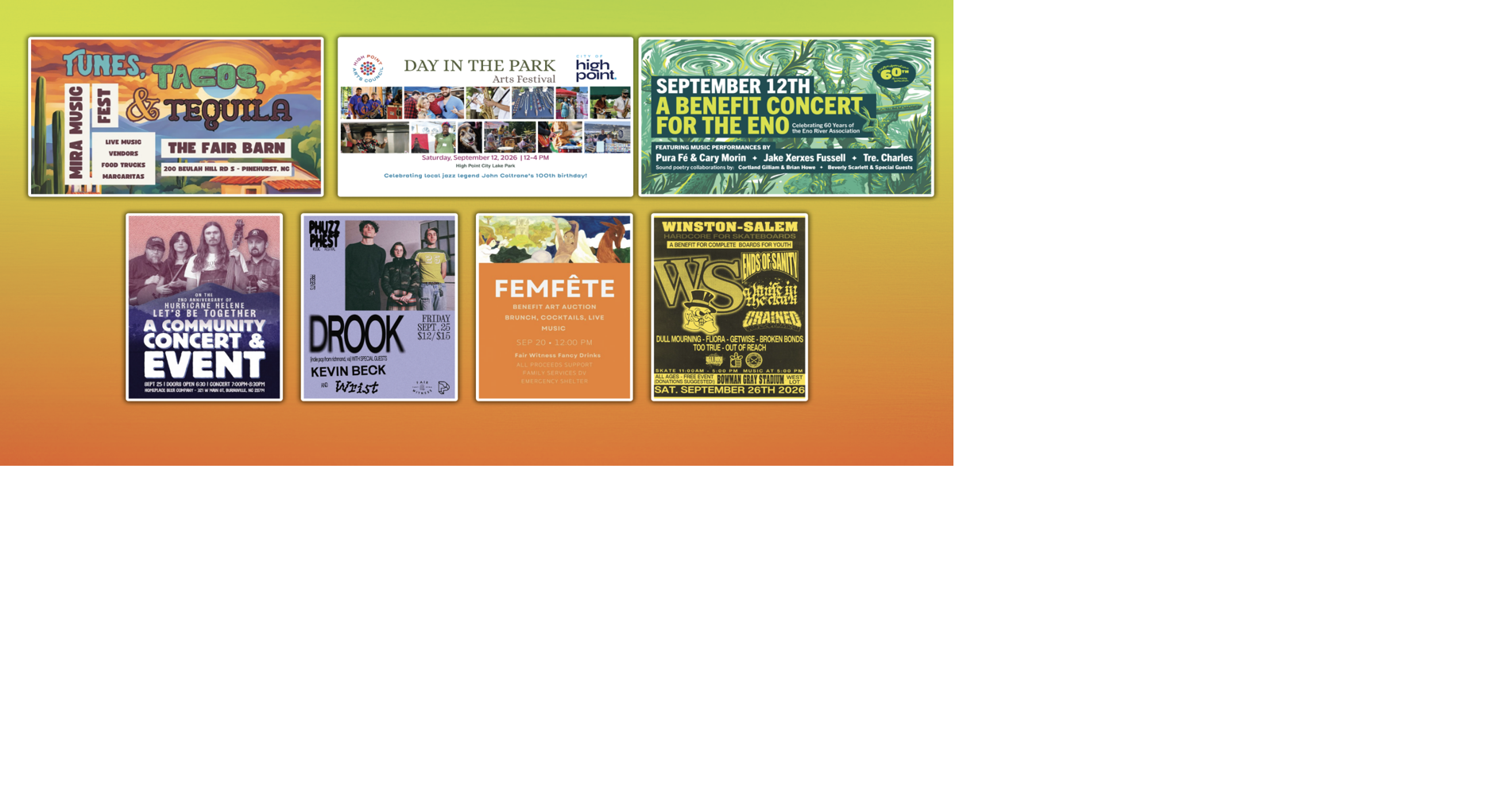 Mighty fine September sounds