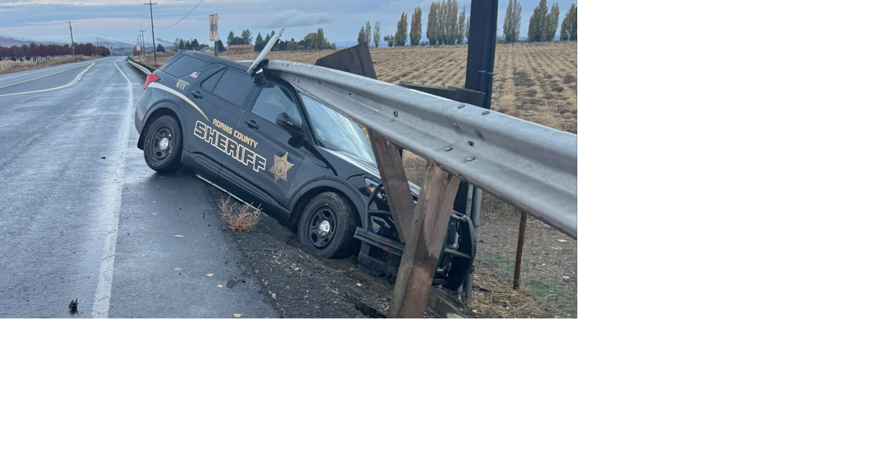 Deputy's Vehicle Collides En Route to Burglary Call | Columbia Basin ...