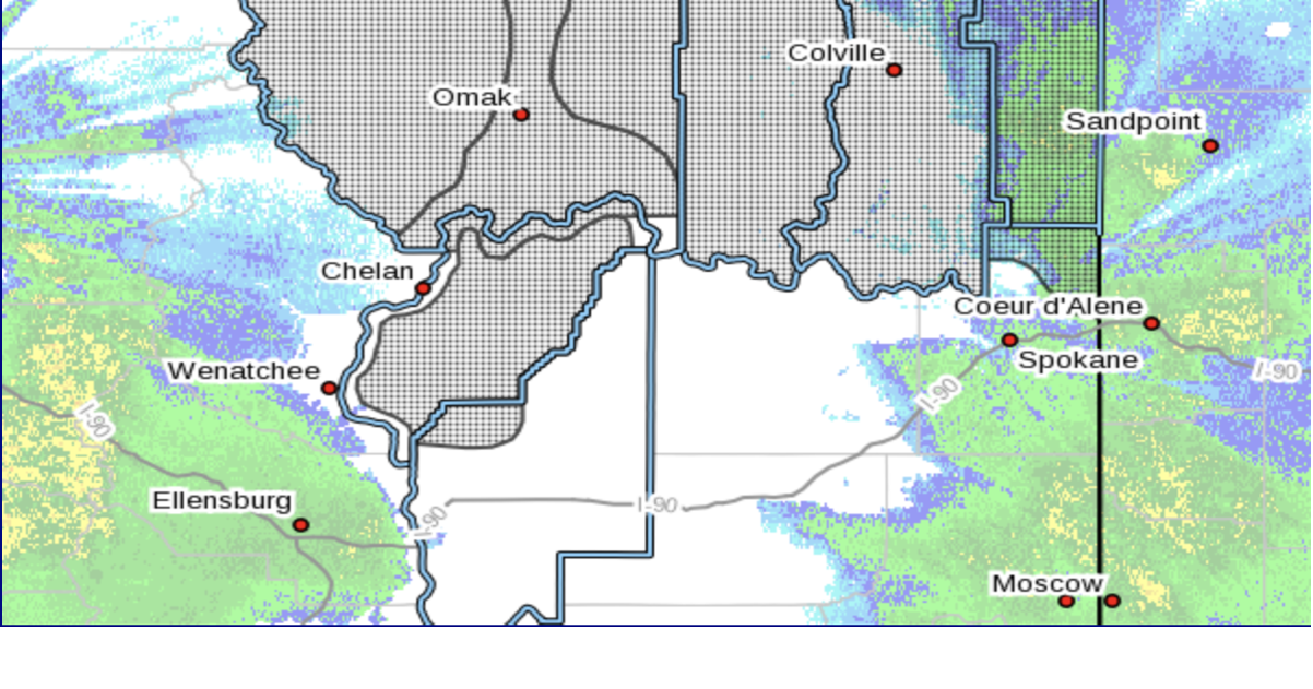 NEW: Winter storm warning issued for parts of Grant, Douglas and ...
