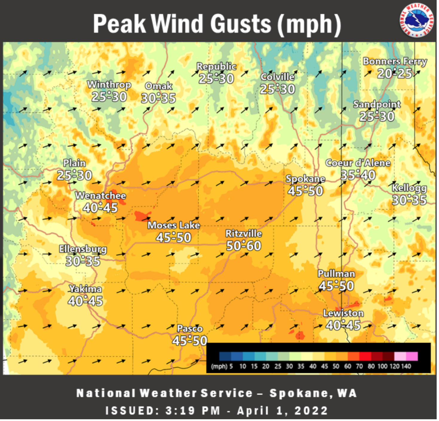 Disruptive Winds To Whip Local Region On Monday; Heavy Snow To Pummel ...