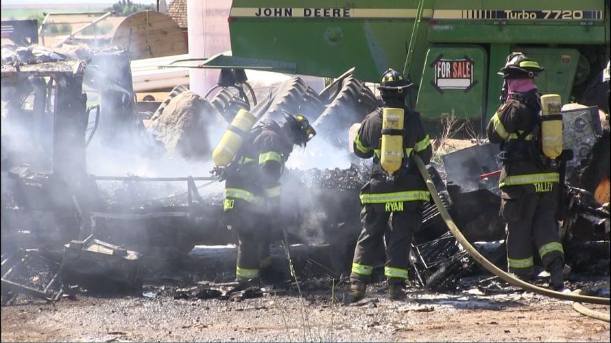 Fire destroys a motorhome on SR 28 between Quincy and Ephrata iFIBER