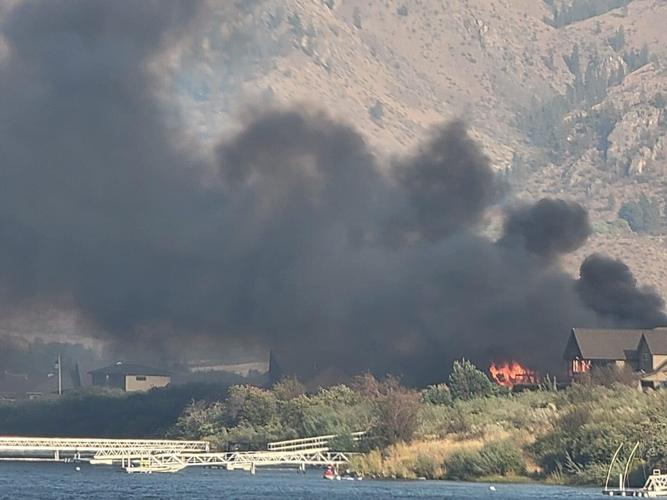 Three residences damaged in two separate fires in Orondo area