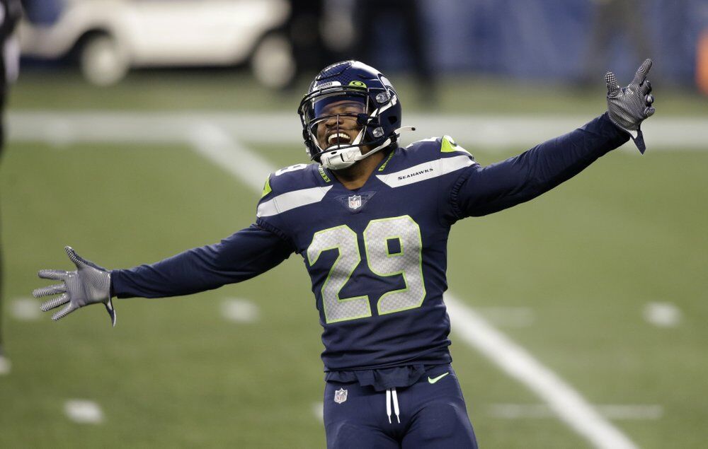 Seattle Seahawks Cornerback Tre Flowers 37 Editorial Stock Photo