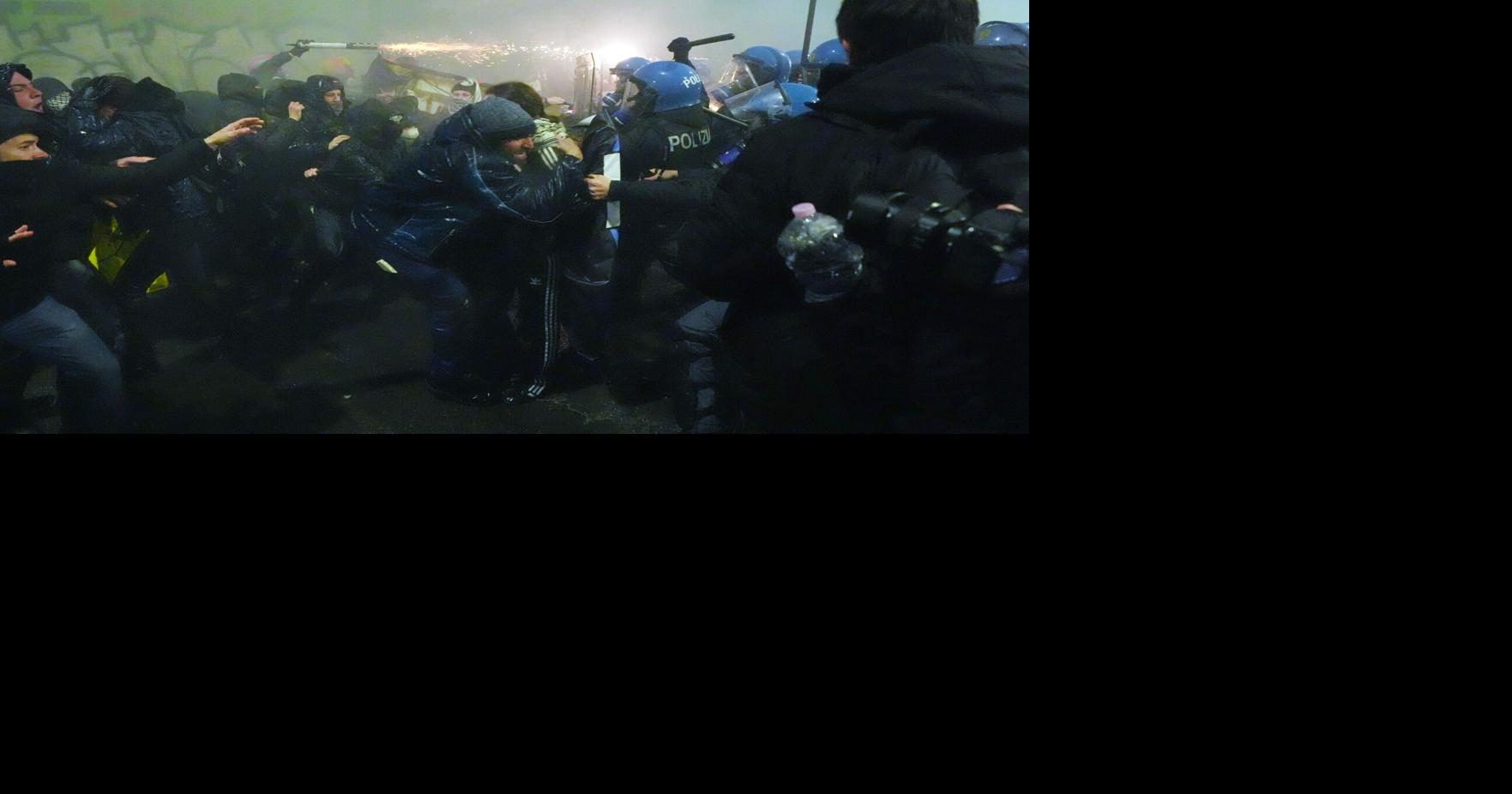 Italy Milan-Cortina Olympics Protest