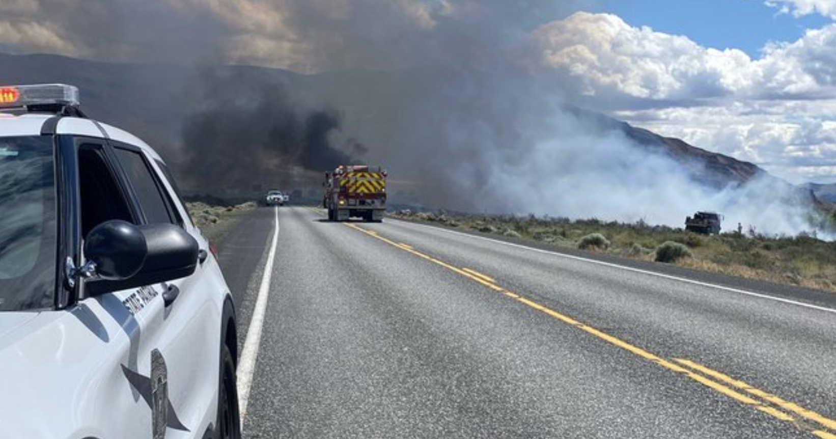 UPDATE: Beverly area under evacuation after semi crash sparks 30-acre brush fire - Vimarsana News
