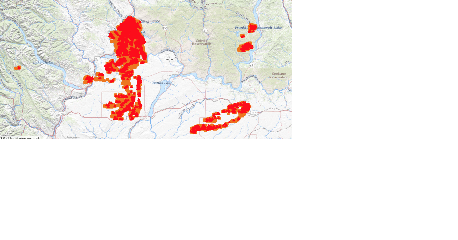 Tuesday A.M. satellite fire maps update shows growth of local fires ...