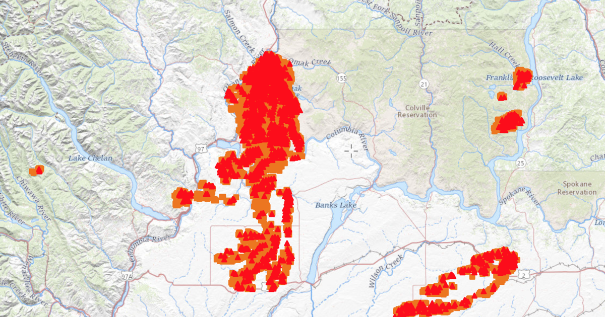 Simms Fire Map Tuesday A.M. satellite fire maps update shows growth of local fires ...