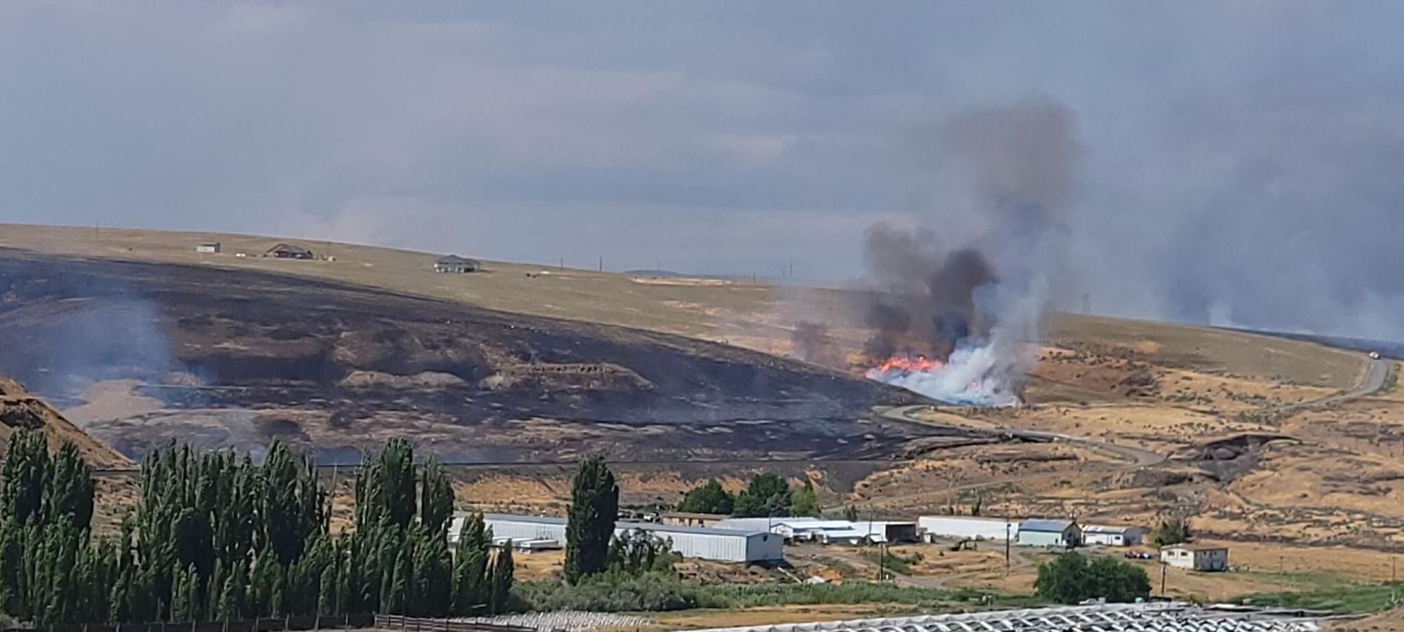 Firefighters make progress in containing Baird Springs Fire Columbia