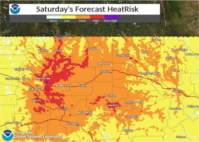 Weather Report Heat Map Hot weather forecast for this weekend prompts heat advisory | Columbia ...