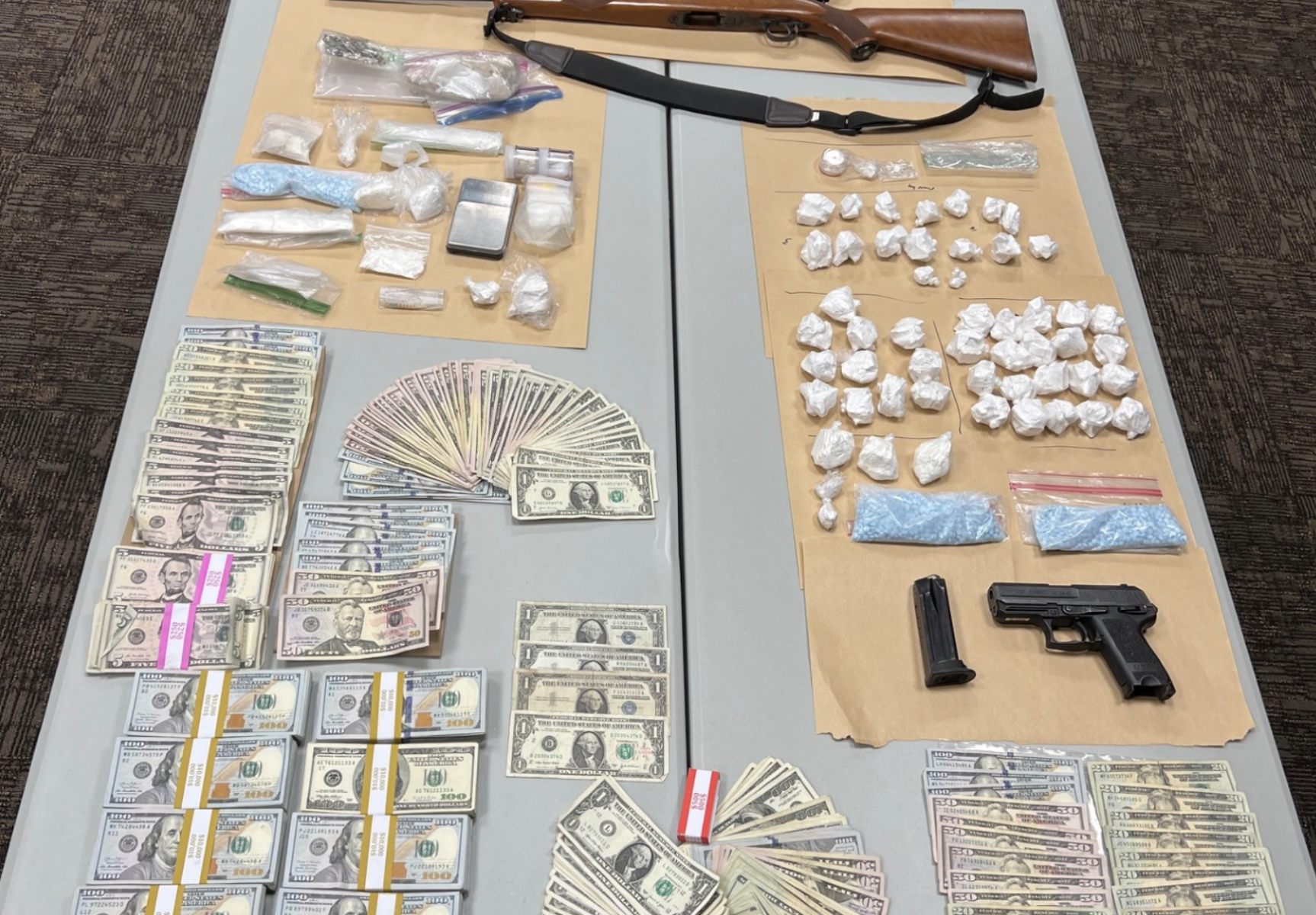 Fentanyl Bust in Moses Lake Nets Drugs, Guns & $100K Cash | Columbia ...
