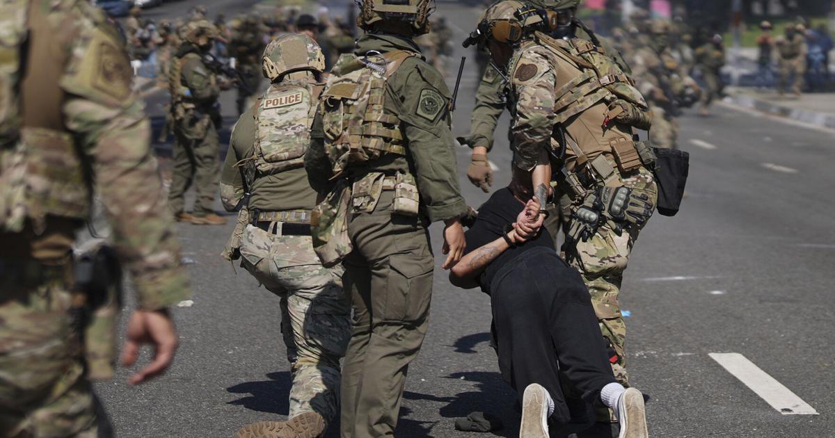 Trump deploying 2,000 California National Guard troops over governor's objections to LA to quell immigration protests