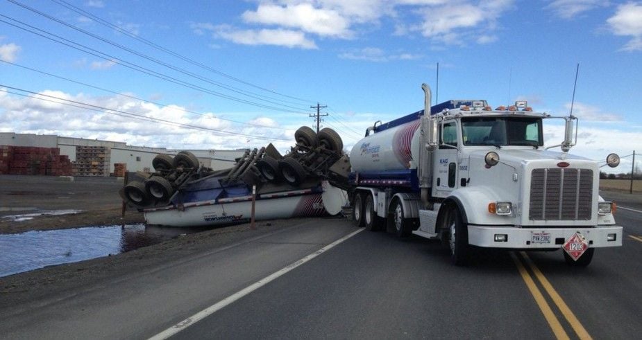 Tanker rolls on state Route 28 Sunday, spills fuel | iFIBER ONE News ...