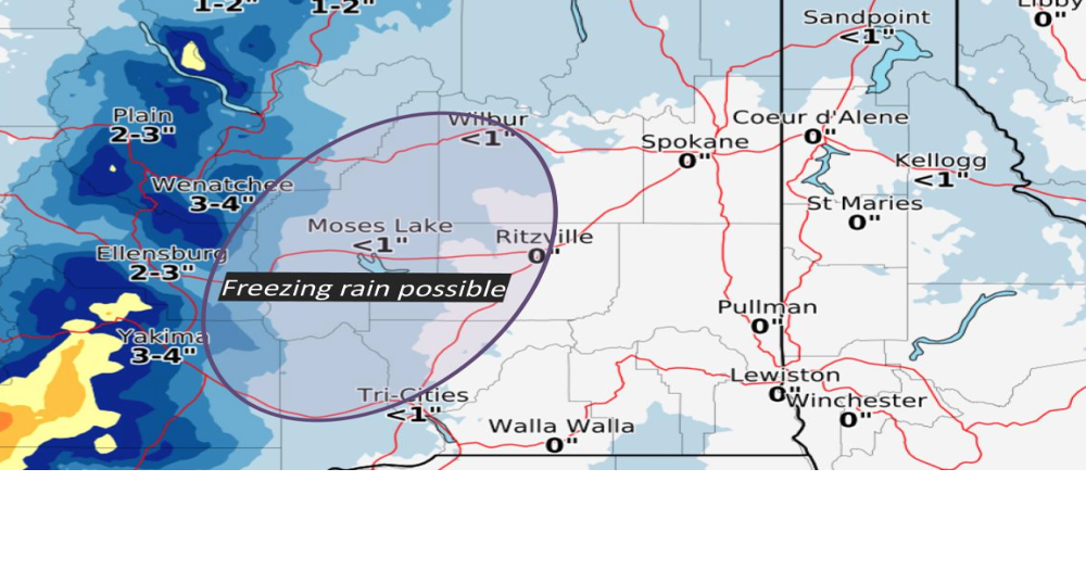 Winter Weather Advisory issued for Chelan, Kittitas counties Columbia