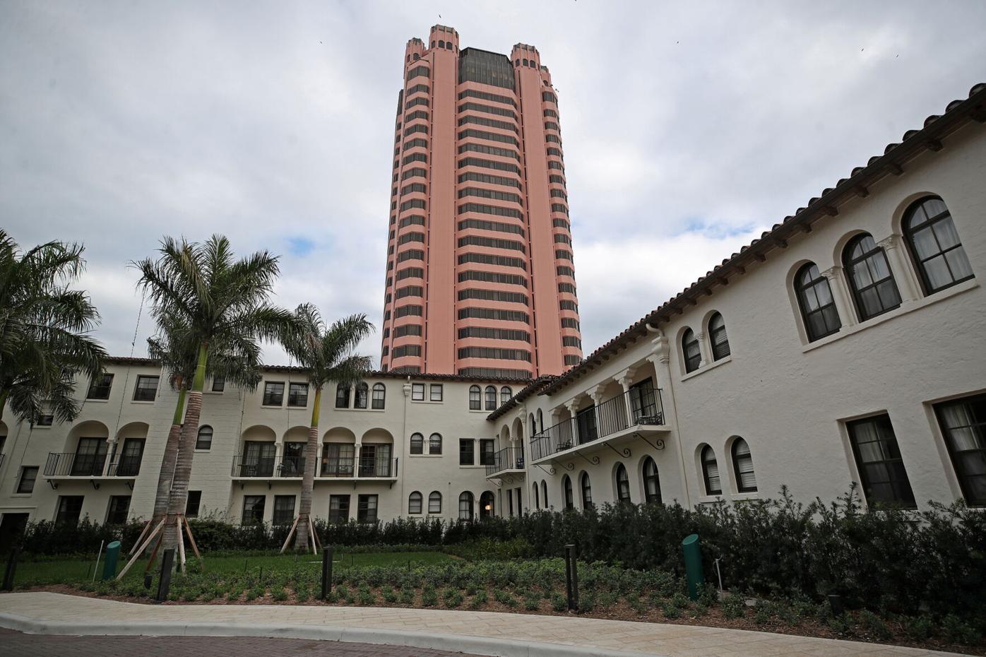 The luxury hotel tower at The Boca Raton