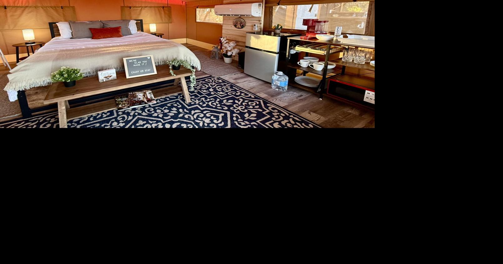 Glamping, big as all outdoors