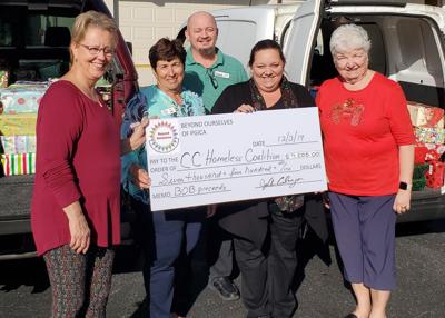 Beyond Ourselves gives to Homeless Coalition
