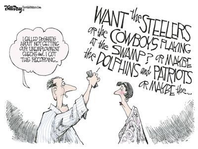 Editorial Cartoon Nfl At The Swamp Florida By Bill Day Tallahassee Fl Opinion Yoursun Com