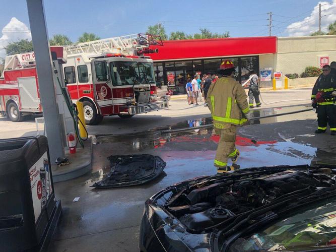 Swift action saves the day with car fire News