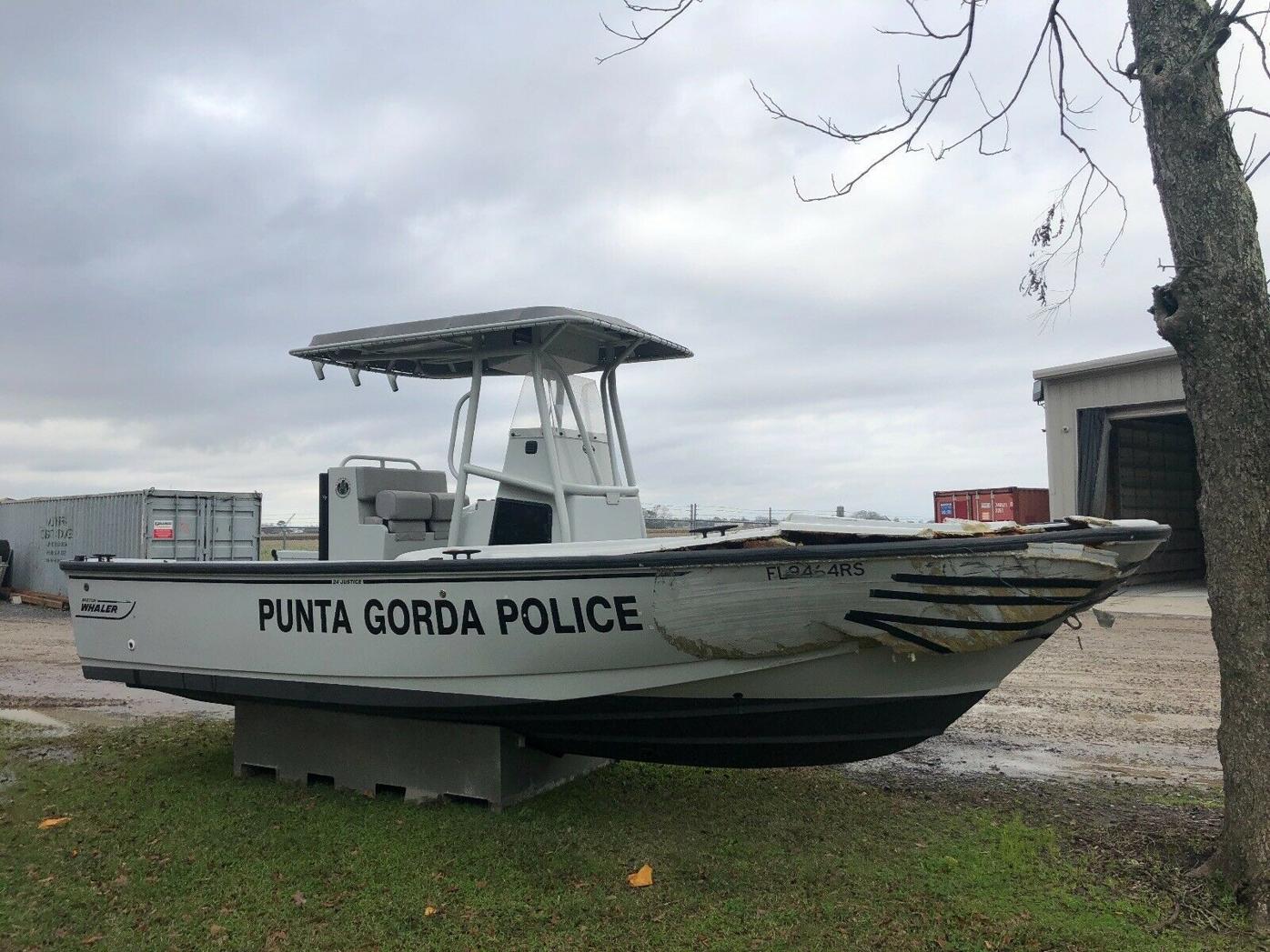 picture Auction 50 Punta Gorda Fl wrecked punta gorda police marine