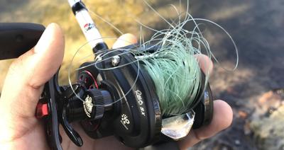 Don't fight your fishing line, Waterline