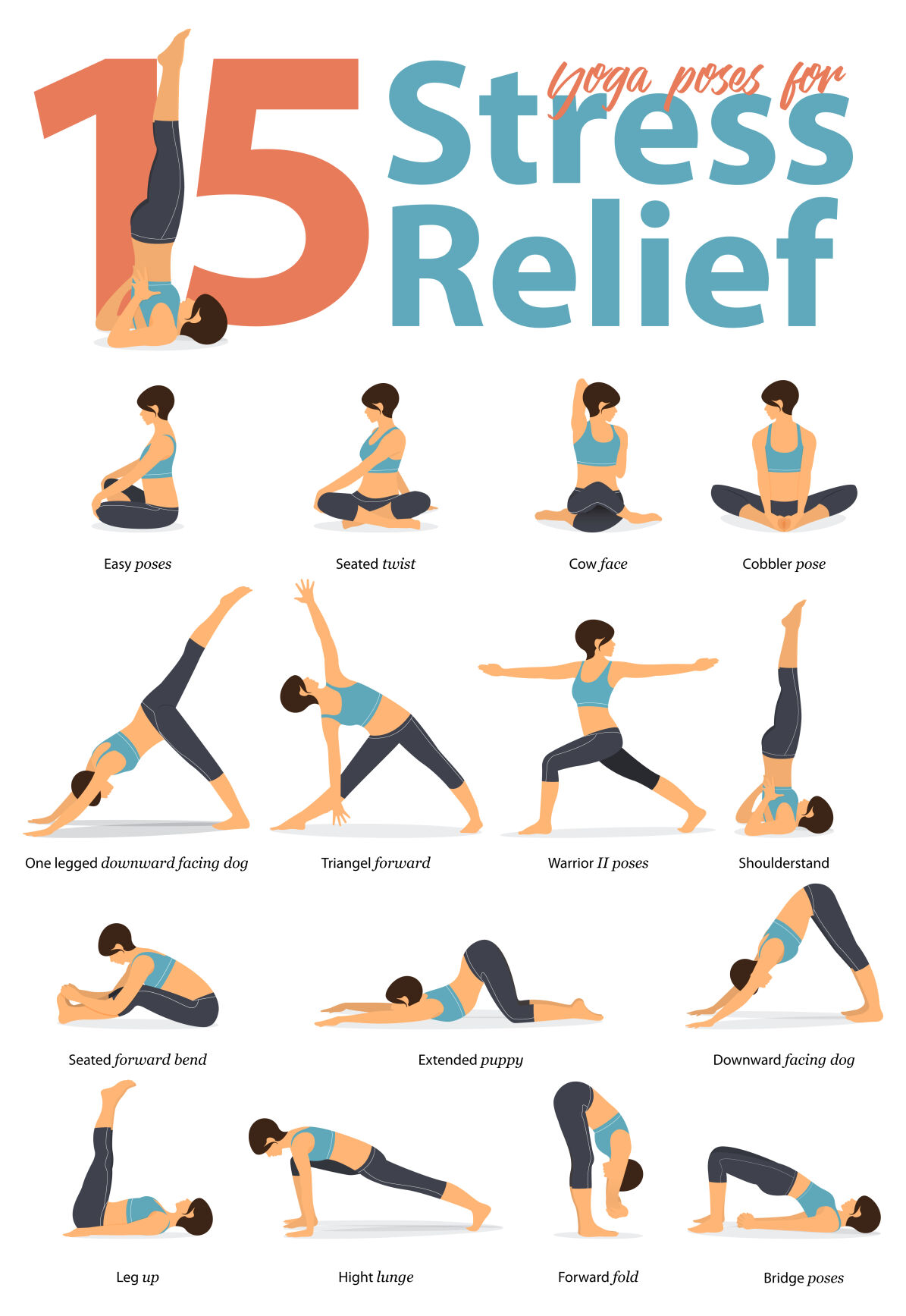 4 yoga poses for stress relief | Smart Tips