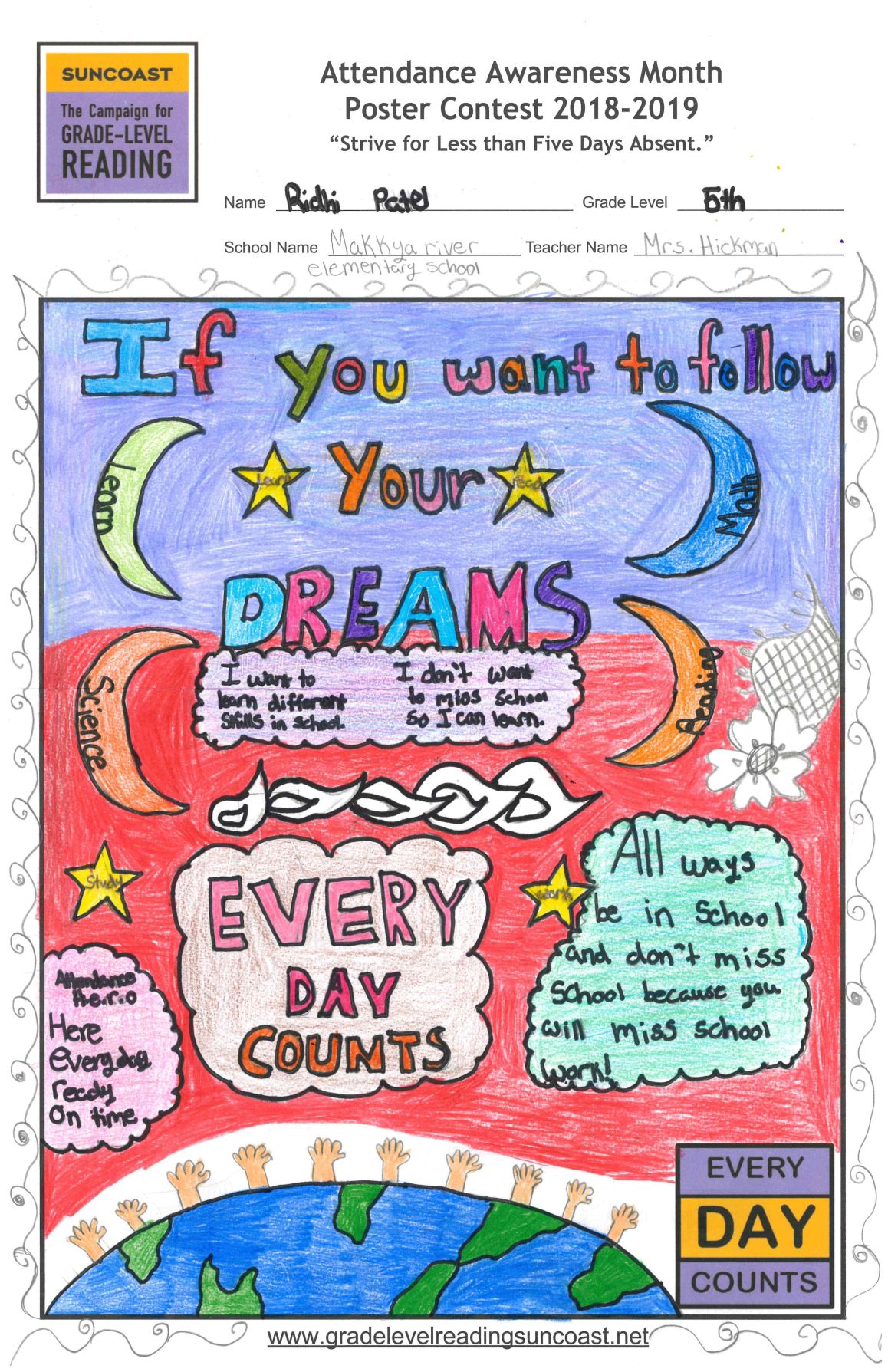 Student winners of attendance poster contest announced | North Port Sun ...