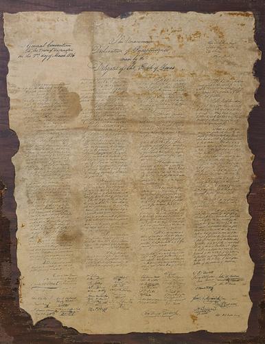 copy of the texas declaration of independence