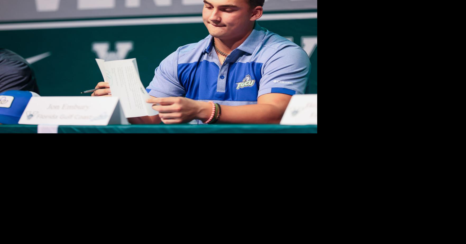 NATIONAL SIGNING DAY: Venice's Embury signs with FGCU | Sun Preps ...