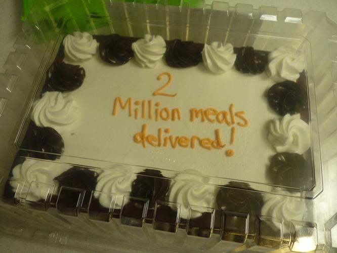 Delivering its 2 millionth meal News
