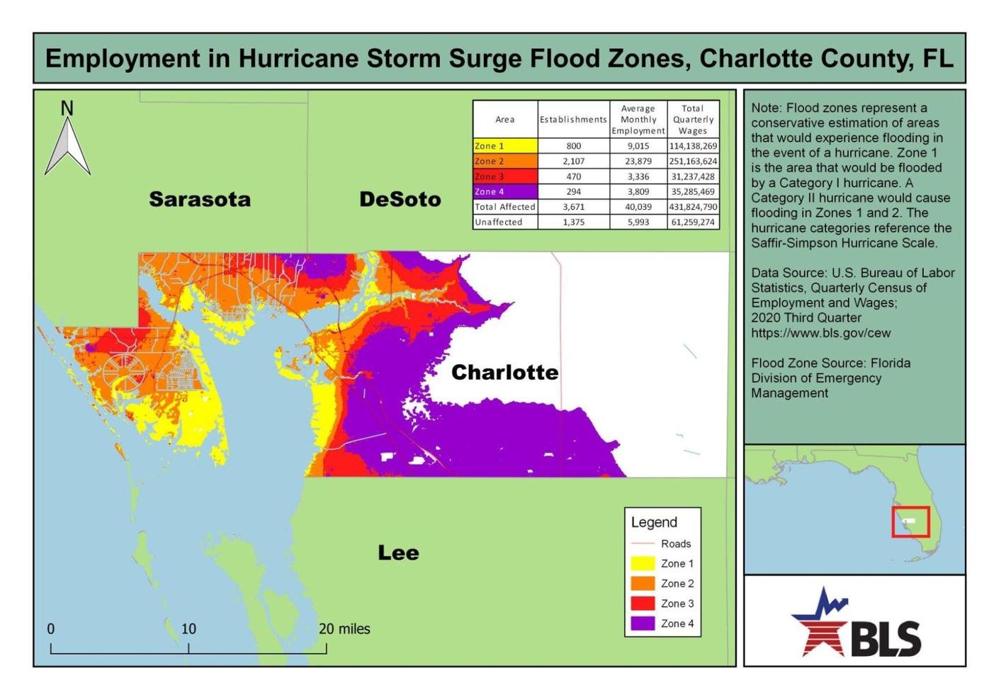 Charlotte most vulnerable county to Category 4 hurricane Latest