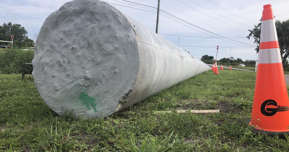 MORE POWER: FPL's new, bigger poles will carry the load