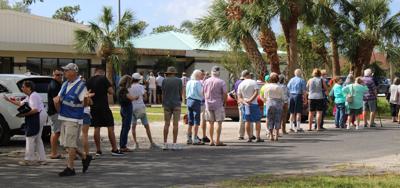 Voting line at Church of the Nazarene